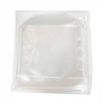 CD/DVD Plastic Wallets 120micron Heavy duty x100 pack