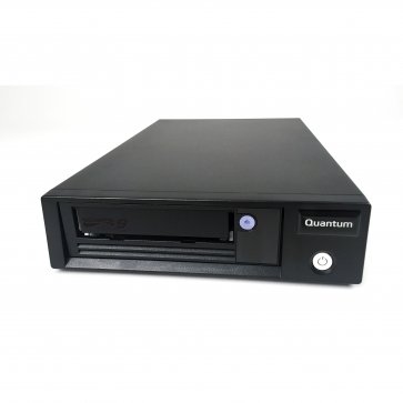 Quantum LTO-9 Tape Drive, Half Height, Tabletop, 12Gb/s SAS, Black, 12Gb/s SAS HBA Bundle