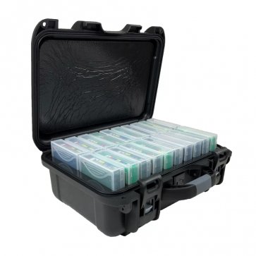 TeraTurtle LTO Premium Protective Case - 20 Capacity (with jewel case)