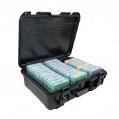 Waterproof and holds up to 30 tapes