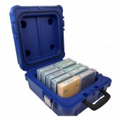 Holds up to 10 LTO Tapes in cases